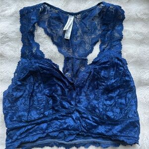 Zenana Outfitters Royal Blue Lace Bralette